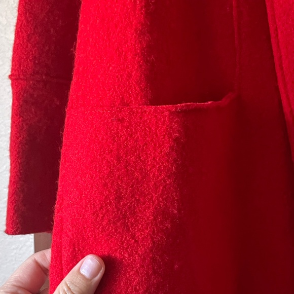 Zara Red Coat nwt medium - Picture 3 of 9